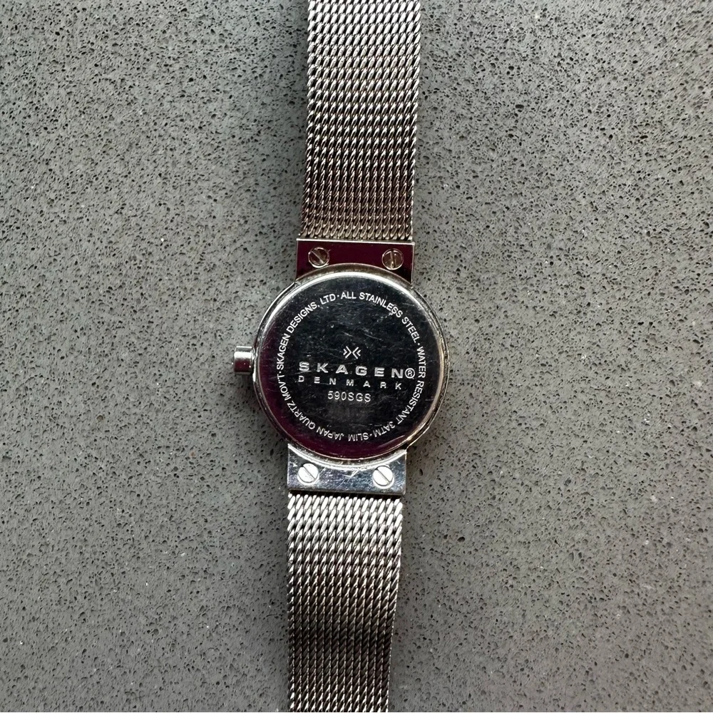 Skagen Silver Mesh Strap Watch